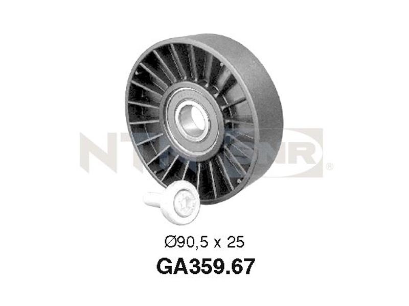 Auxiliary timing belt tensioner