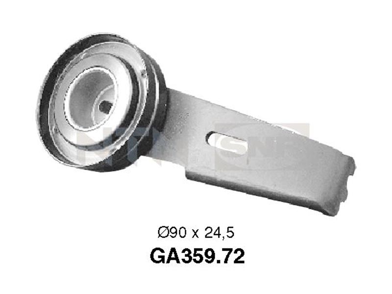 Auxiliary timing belt tensioner