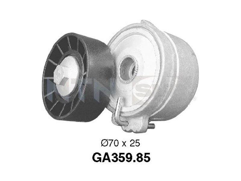 Auxiliary timing belt tensioner