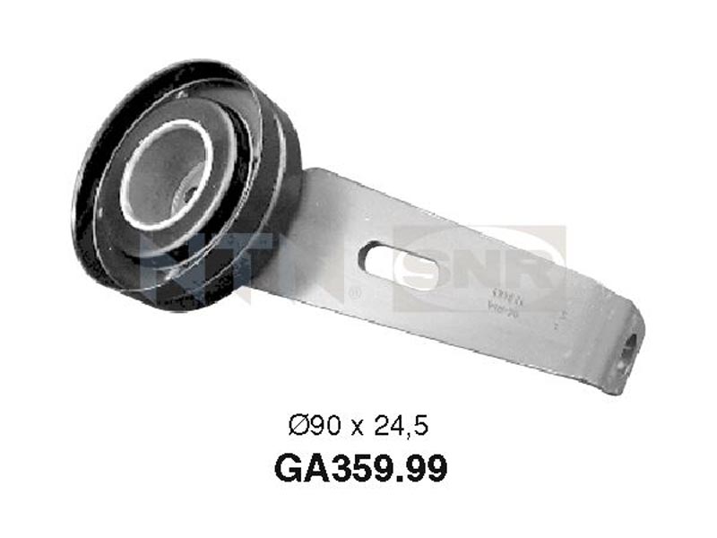 Auxiliary timing belt tensioner