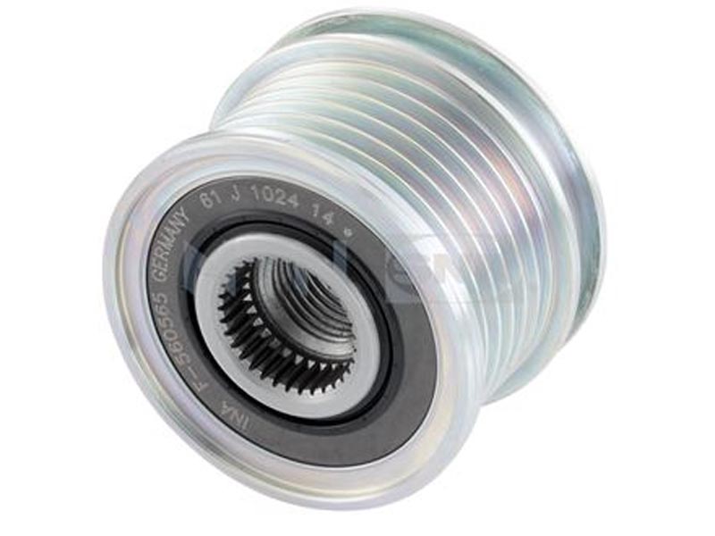 Alternator freewheel pulley