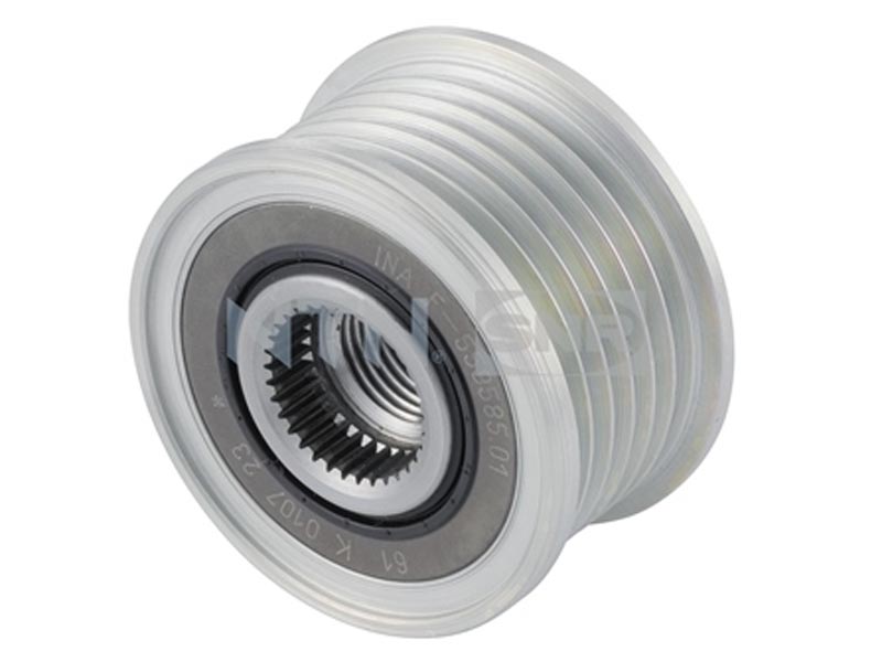 Alternator freewheel pulley
