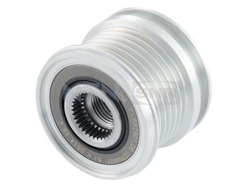 Alternator freewheel pulley