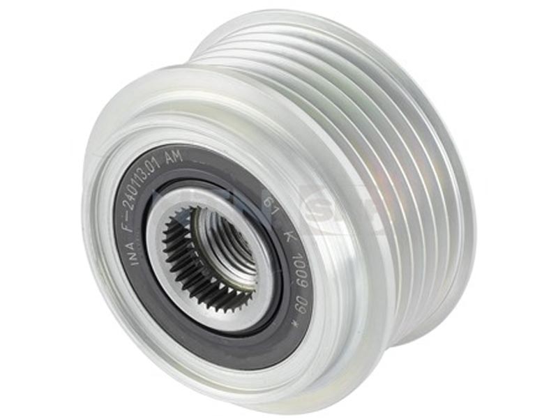 Alternator freewheel pulley