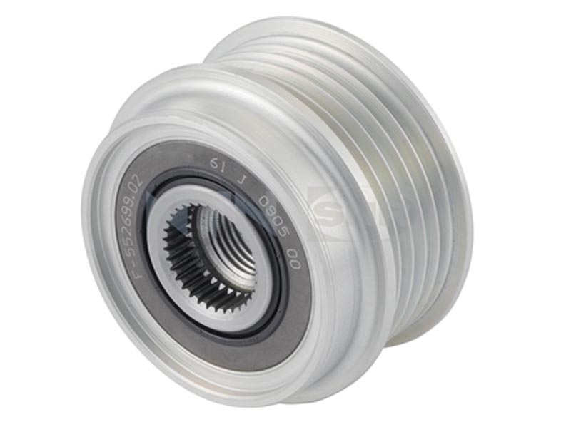 Alternator freewheel pulley