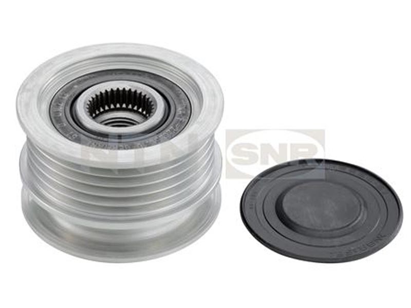 Alternator freewheel pulley