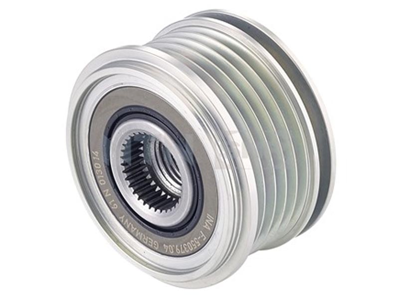 Alternator freewheel pulley