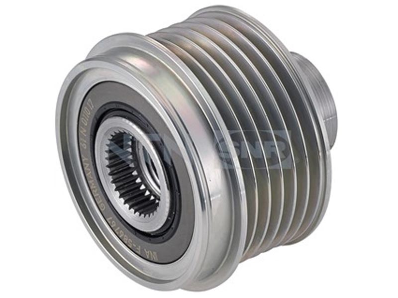 Alternator freewheel pulley