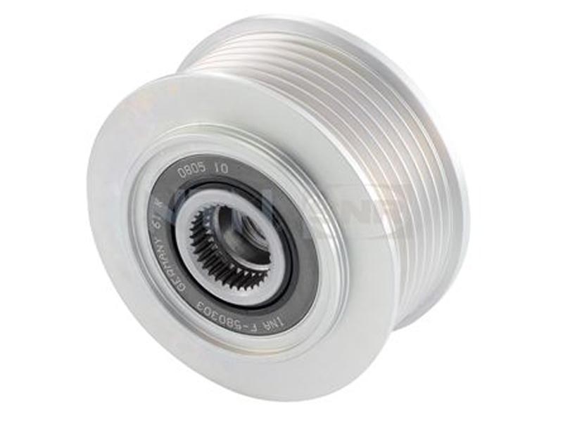 Alternator freewheel pulley
