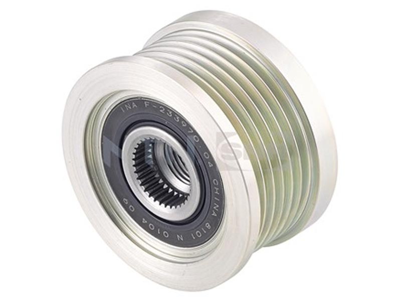Alternator freewheel pulley