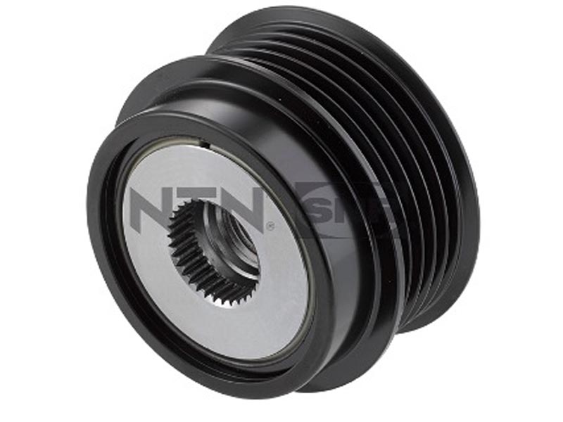Alternator freewheel pulley