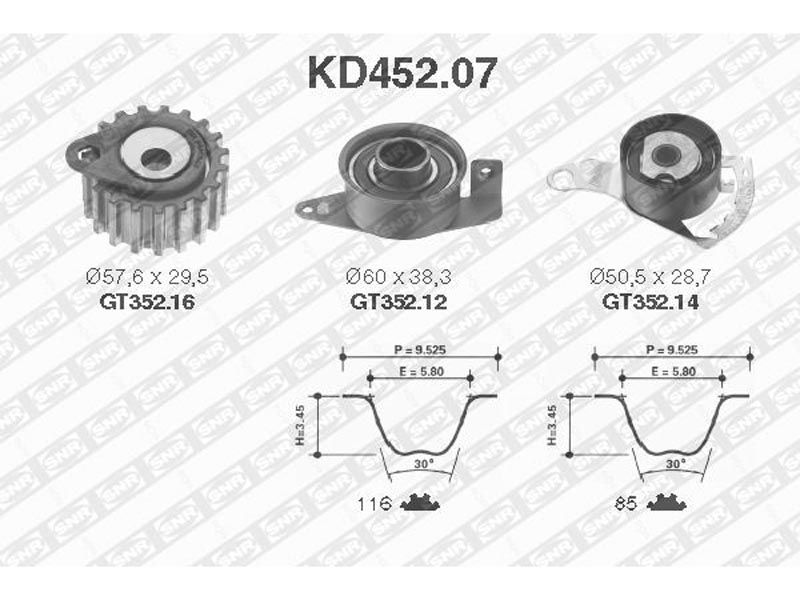 Timing belt tensioner kit