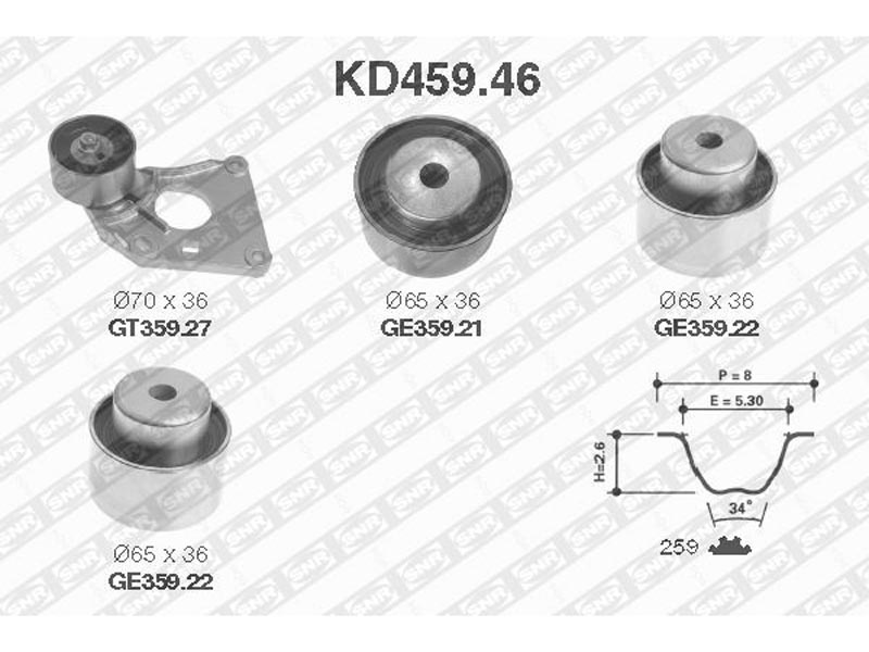 Timing belt tensioner kit
