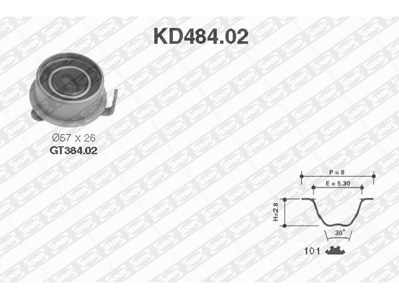 Timing belt tensioner kit