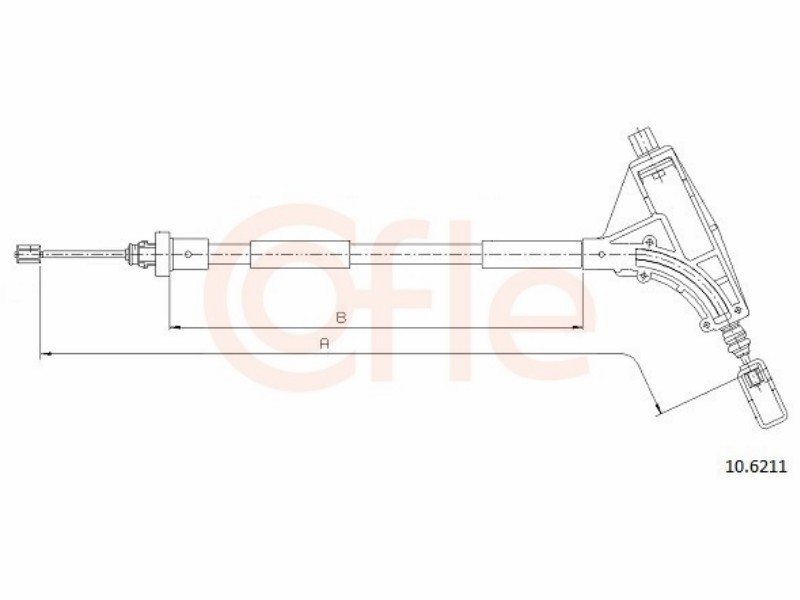 30.6594 - freno a mano - peu fre 406 front 96-