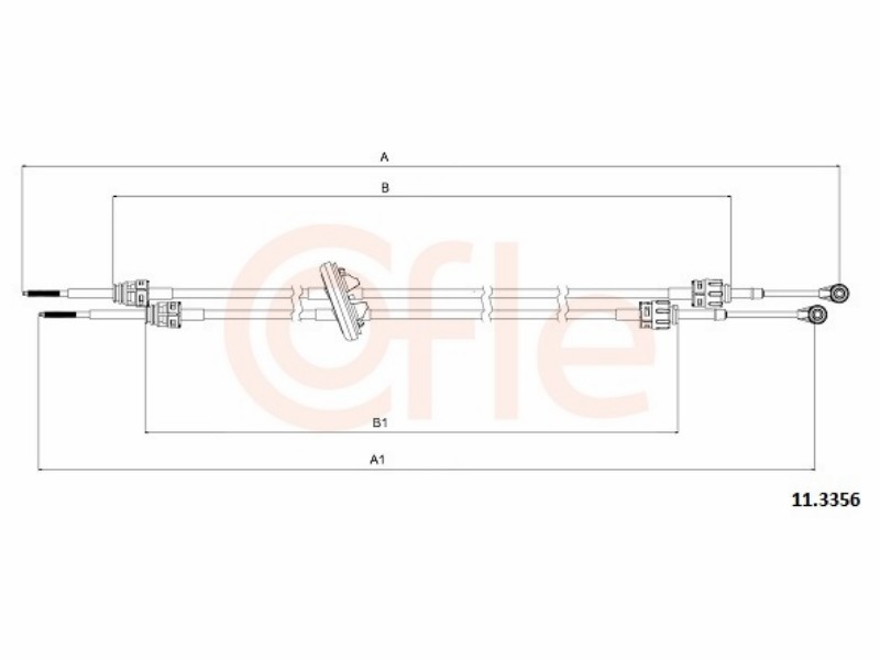 Cofle db cavo cambio sprinter 6GEAR