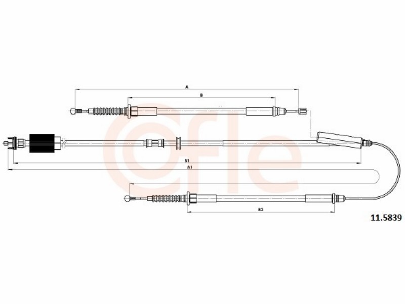 Electric puller brake cables