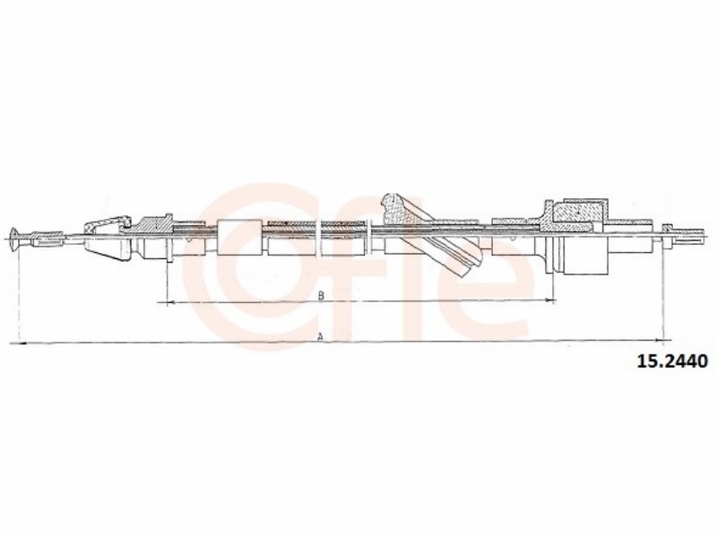 RHD Clutch cables