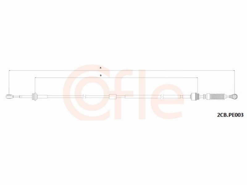 Cofle peu cavo cambio 406 95-
