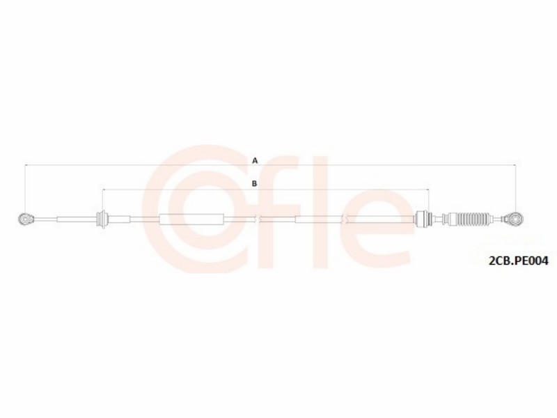 Cofle cavi comando cambio peu cavo cambio 406 95-