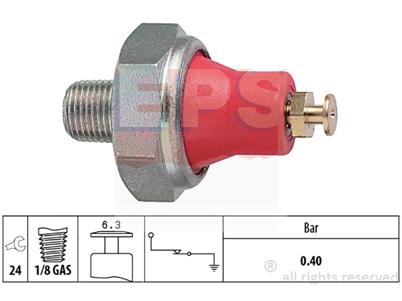 Oil pressure warning switches