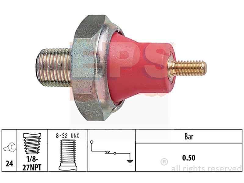 Oil pressure warning switches