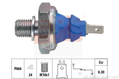 Oil pressure warning switches