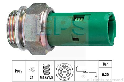 EPS 1.800.110 / Interruttore a pressione olio Made in Italy - OE Equivalent