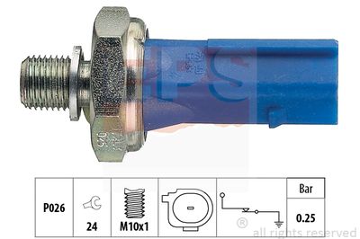Oil pressure warning switches