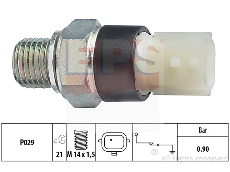 Oil pressure warning switches