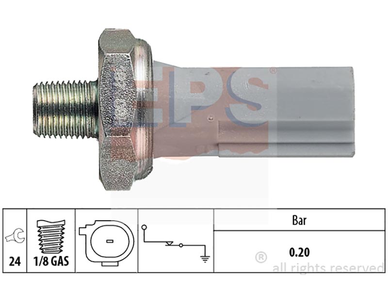 Oil pressure warning switches