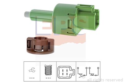 EPS 1.810.254 / Interruttore luce freno Made in Italy - OE Equivalent