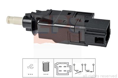 EPS 1.810.260 / Interruttore luce freno Made in Italy - OE Equivalent