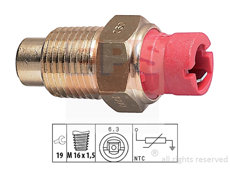 Coolant / oil / fuel temperature sensors