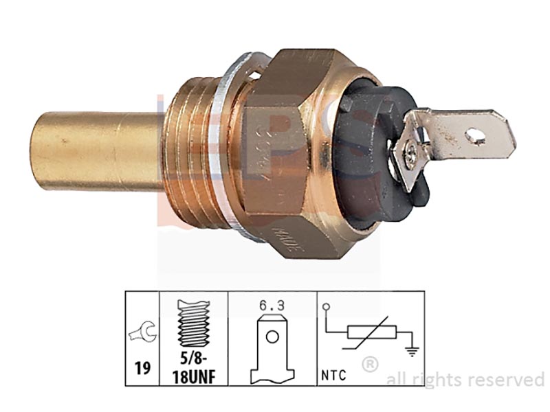Coolant / oil / fuel temperature sensors