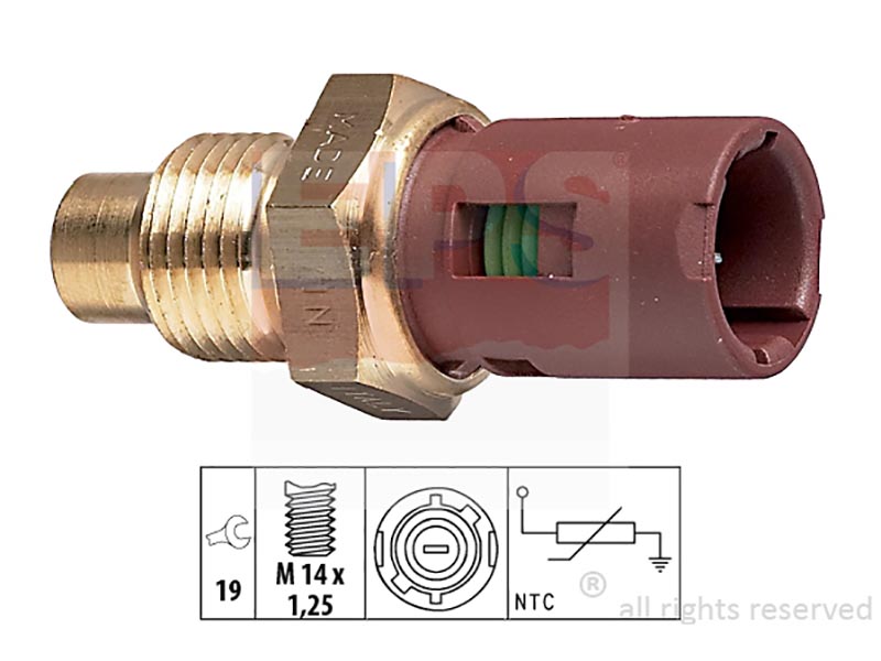 Coolant / oil / fuel temperature sensors