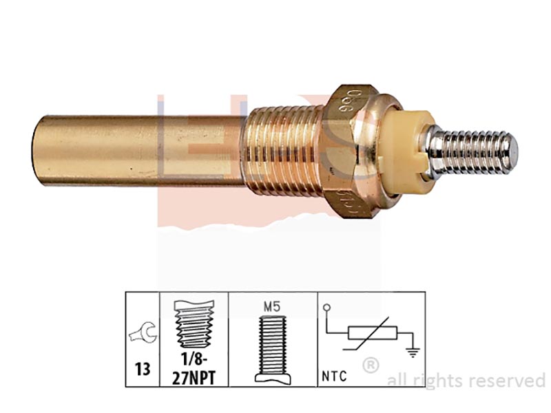 Coolant / oil / fuel temperature sensors
