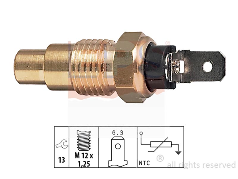 Coolant / oil / fuel temperature sensors