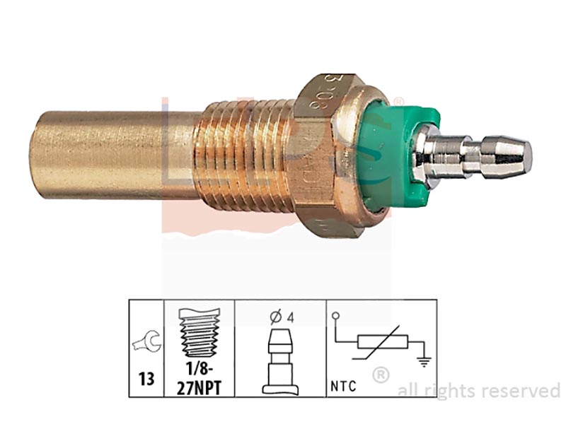 Coolant / oil / fuel temperature sensors