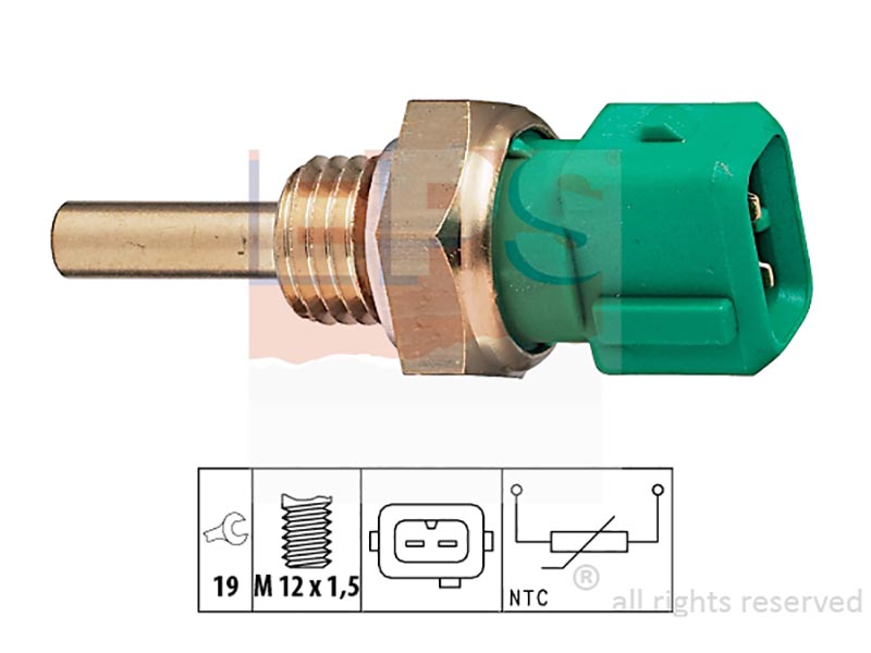 Coolant / oil / fuel temperature sensors