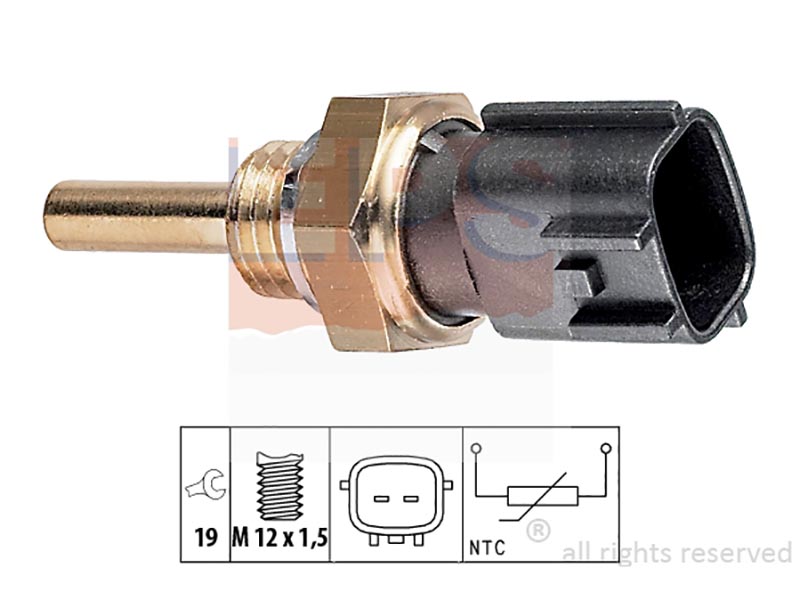Coolant / oil / fuel temperature sensors