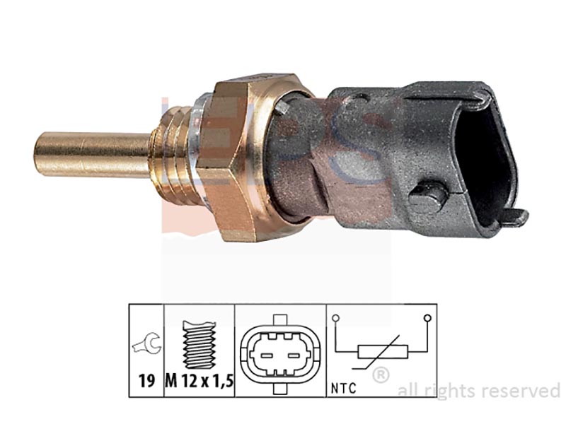 Coolant / oil / fuel temperature sensors