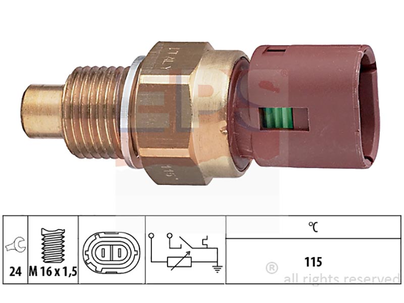 Eps-(7.3540) trasmettitori con spia temperatura acqua