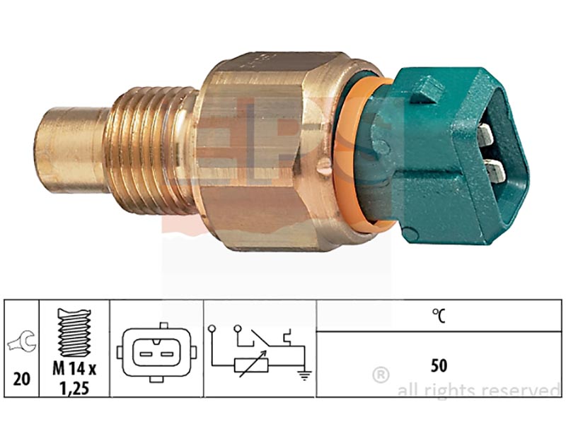 Eps-(7.3542) trasmettitori con spia temperatura acqua