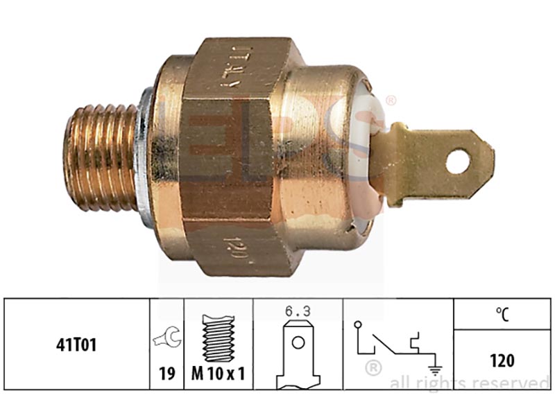Eps-(7.4007) interruttori comando spia temperatura acqua