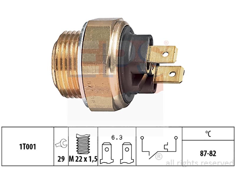 Eps-(7.5017) termointerruttori per elettroventilatori