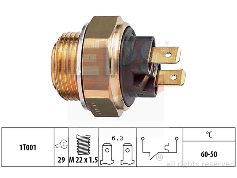 Eps-(7.5034) termointerruttori per elettroventilatori