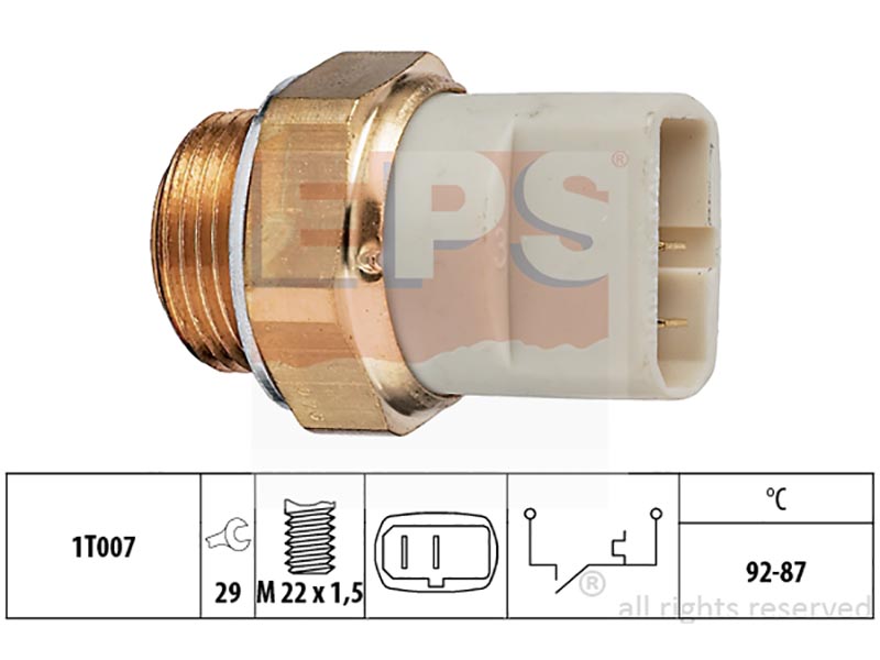 Eps-(7.5049) termointerruttori per elettroventilatori