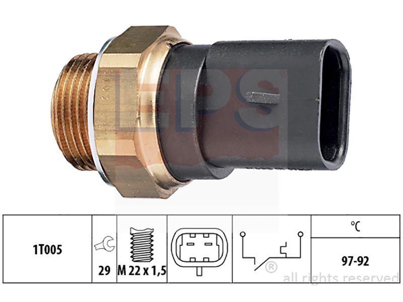 Eps-(7.5103) termointerruttori per elettroventilatori