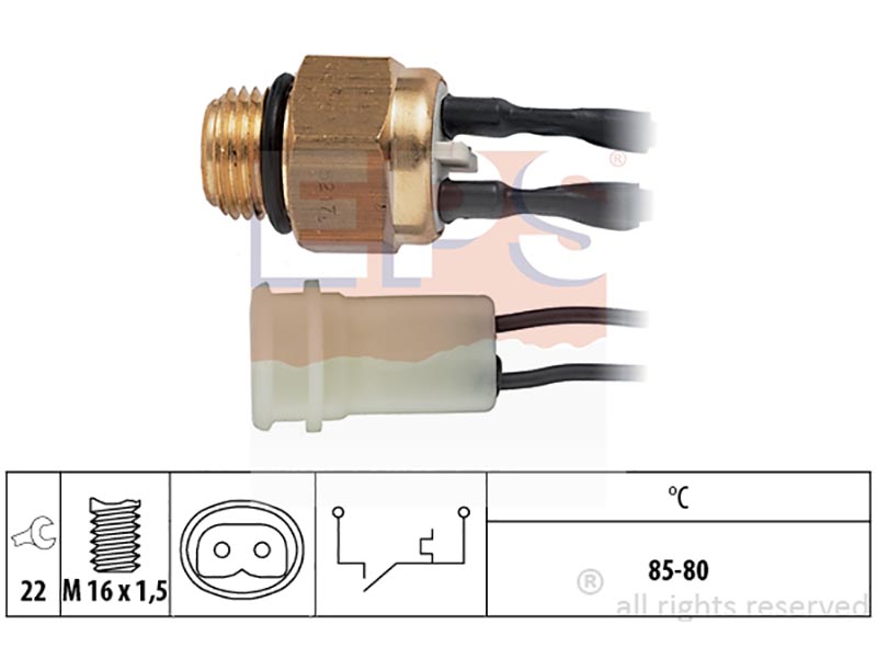 Eps-(7.5217) termointerruttori per elettroventilatori